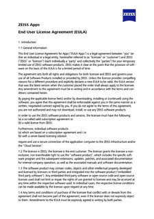 Zobraziť ukážku obrázka ZEISS Apps End User License Agreement (EULA)