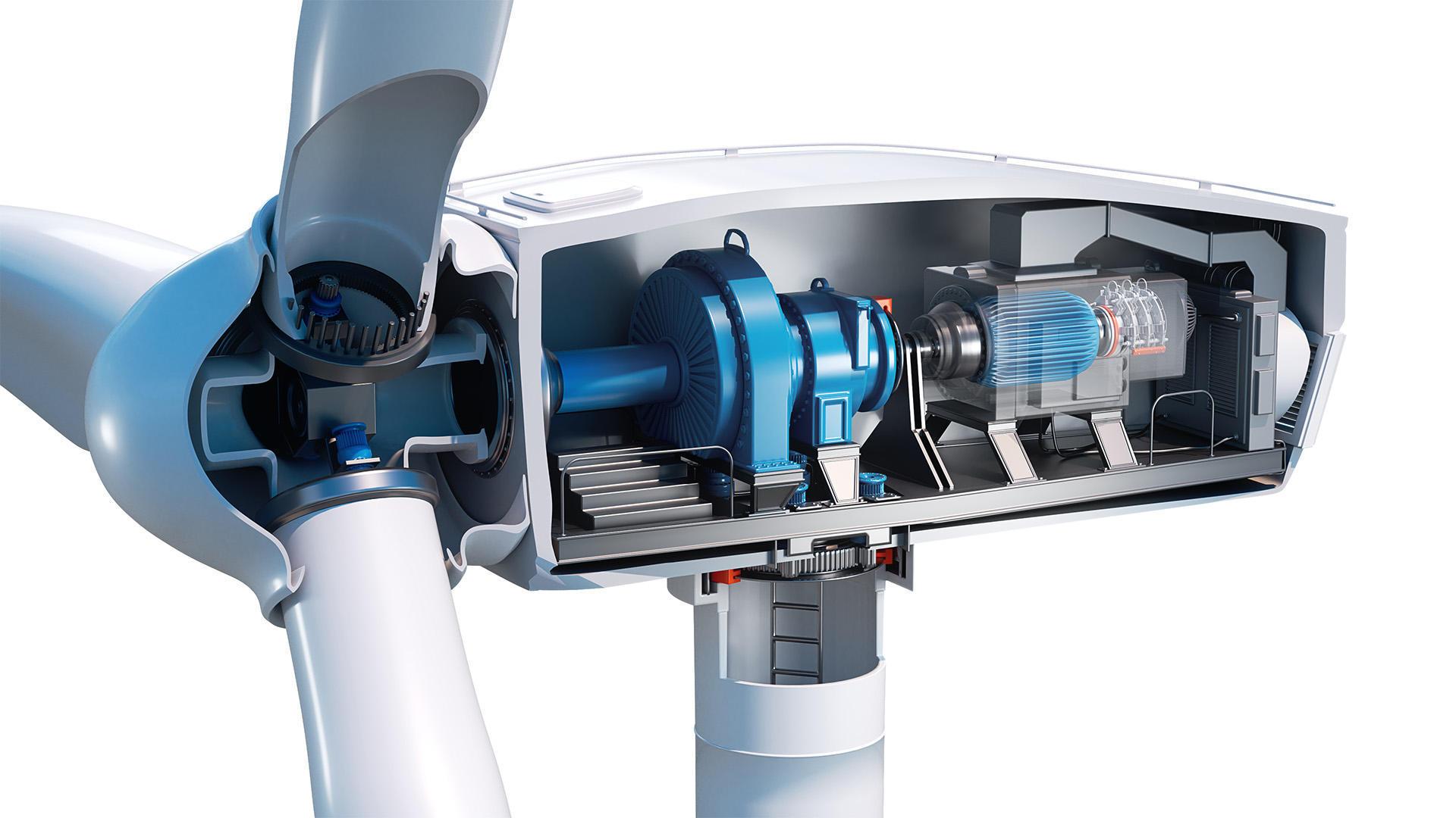 Otvorená turbína s ukážkou metrologického riešenia ZEISS