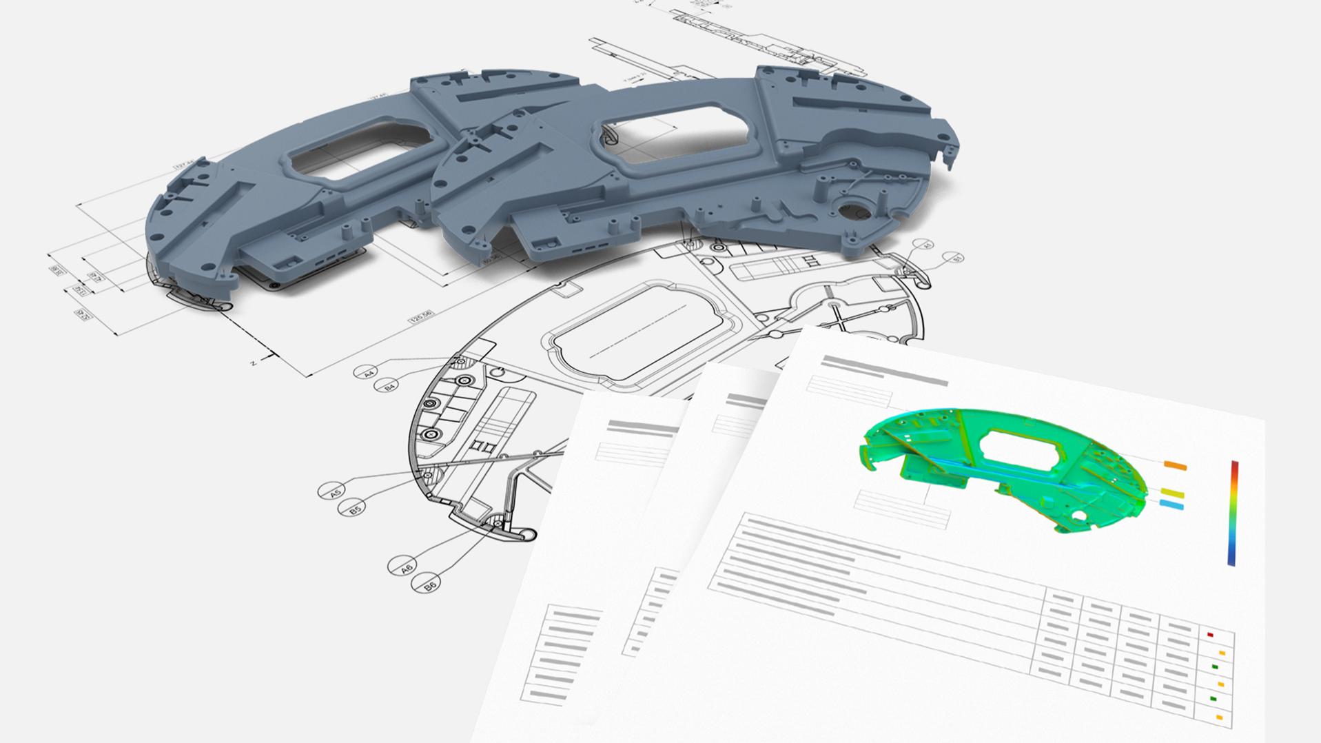 Od 2D výkresov k vizualizácii reportu s ZEISS INSPECT Optical 3D