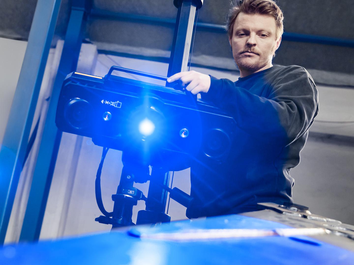 Priemyselná 3D skenovacia technológia