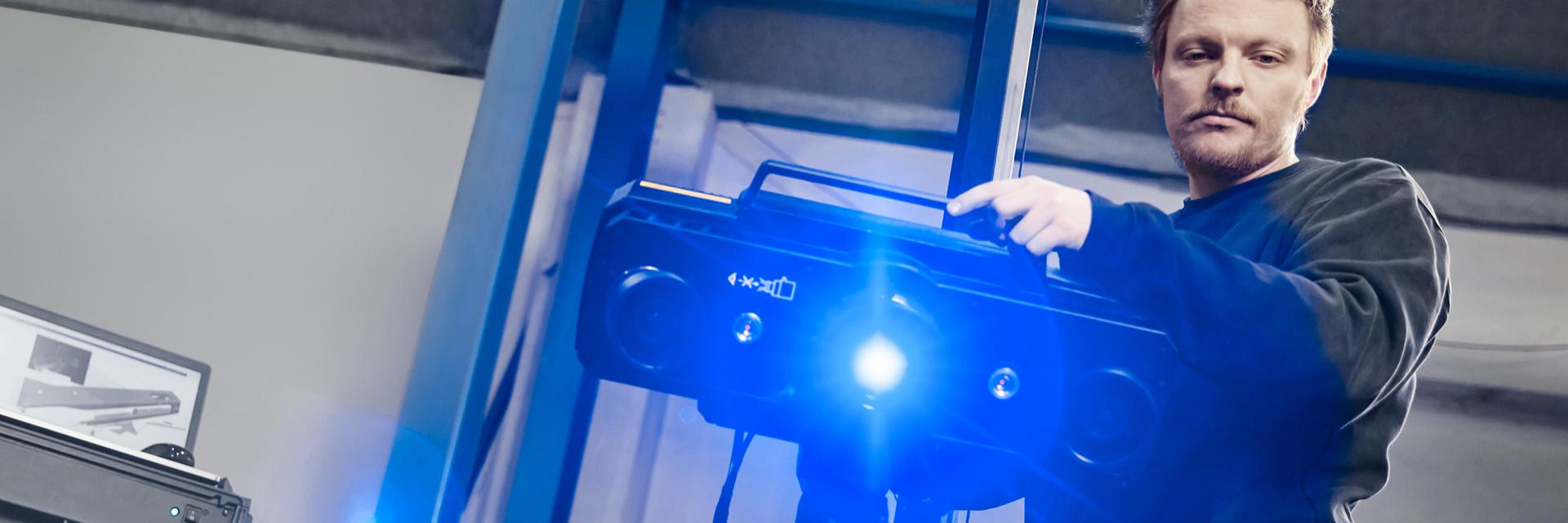 Priemyselná 3D skenovacia technológia