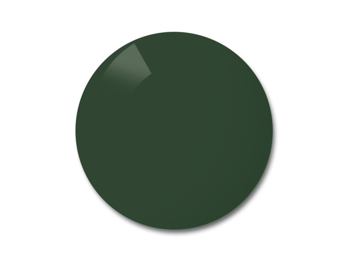 Príklad farby zelených polarizovaných šošoviek.