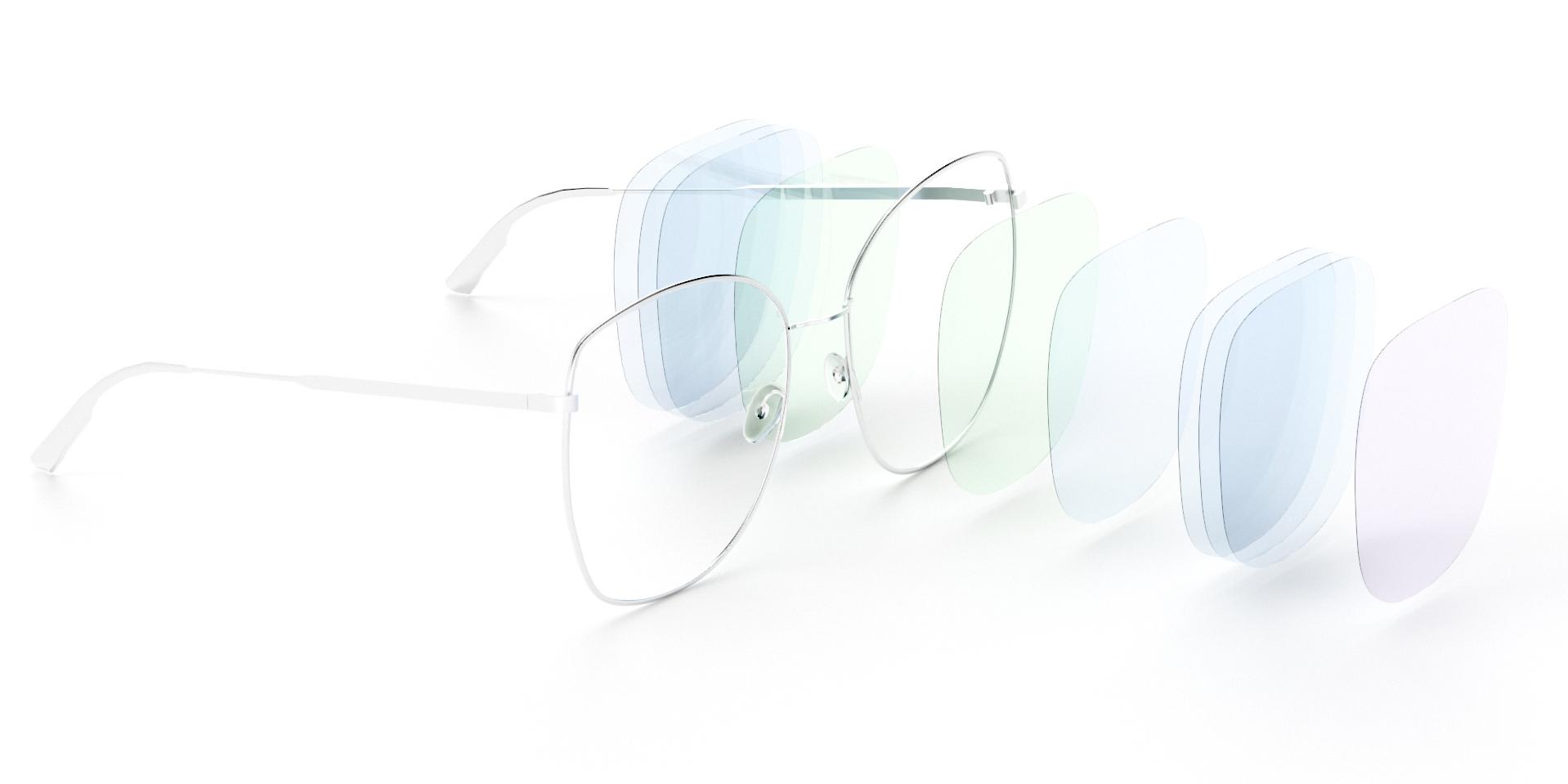 Schematický vizuálny prvok znázorňujúci typy povrchov poskytujúce rôzne výhody produktov ZEISS DuraVision: UV ochrana, odolnosť, odolnosť voči nečistotám, antireflexnosť a ľahké čistenie.