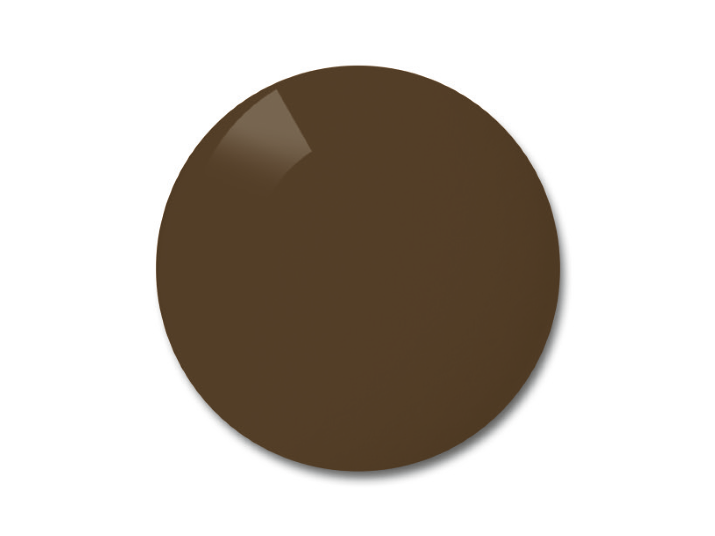 Príklad farby hnedých polarizovaných šošoviek. 